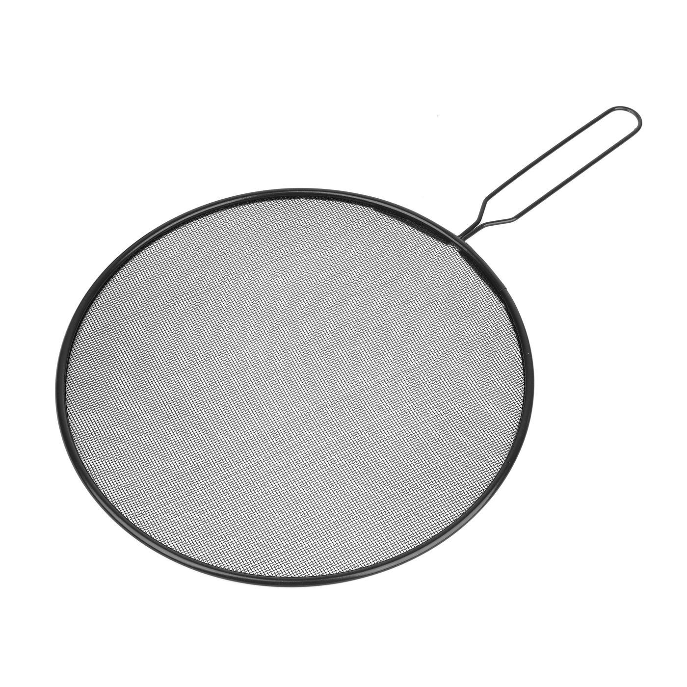 Schutzsieb gegen Fettspritzen 25 cm schwarz