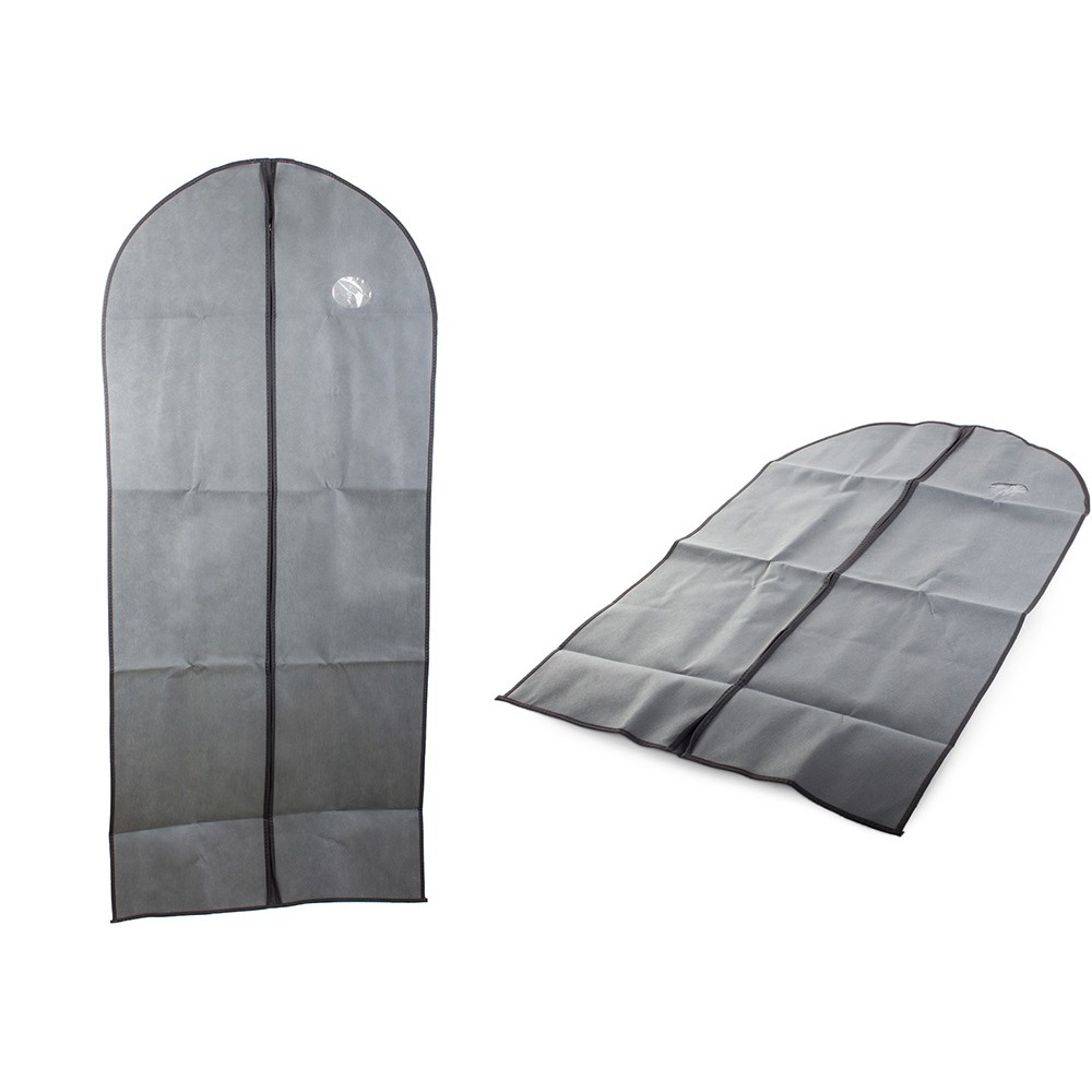 Schutzbezug für Kleidung 60x137cm mit Reißverschluss grau megamix.sk