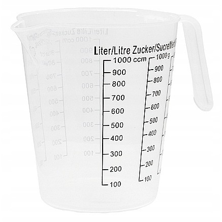 Messbecher Küche 1L 13cm megamix.sk