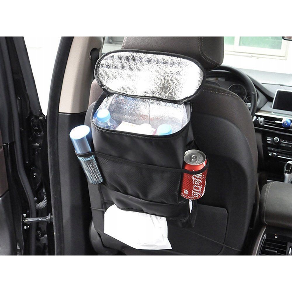 Organizer Thermotasche fürs Auto zum Sitz 35x28x10cm schwarz megamix.sk