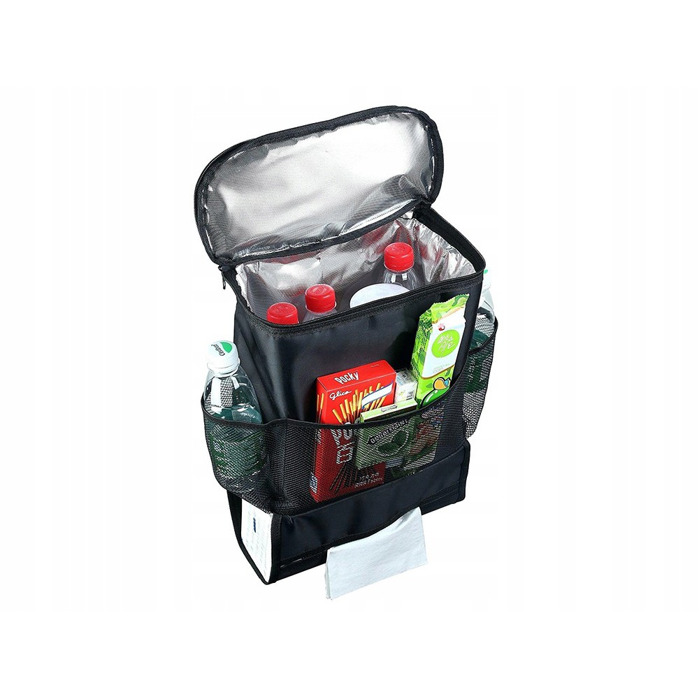 Organizer Thermotasche fürs Auto zum Sitz 35x28x10cm schwarz megamix.sk