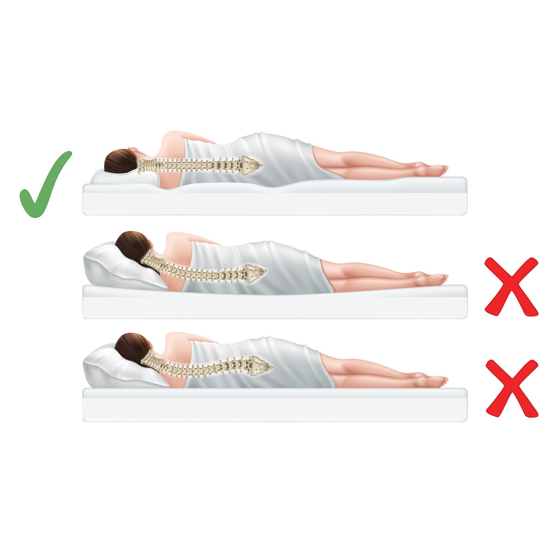 orthopädisches Kissen thermoplastisch ALOES 40x60cm antiallergisch weiß megamix.sk