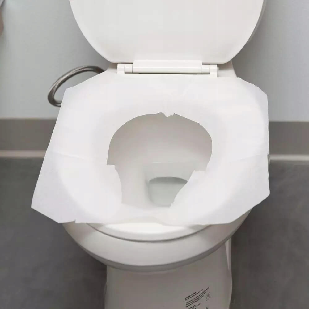 Papierunterlage für Sitze 10 Stück