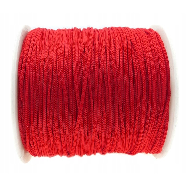 geflochtene Schnur 40m 0.8mm rot Polyester megamix.sk