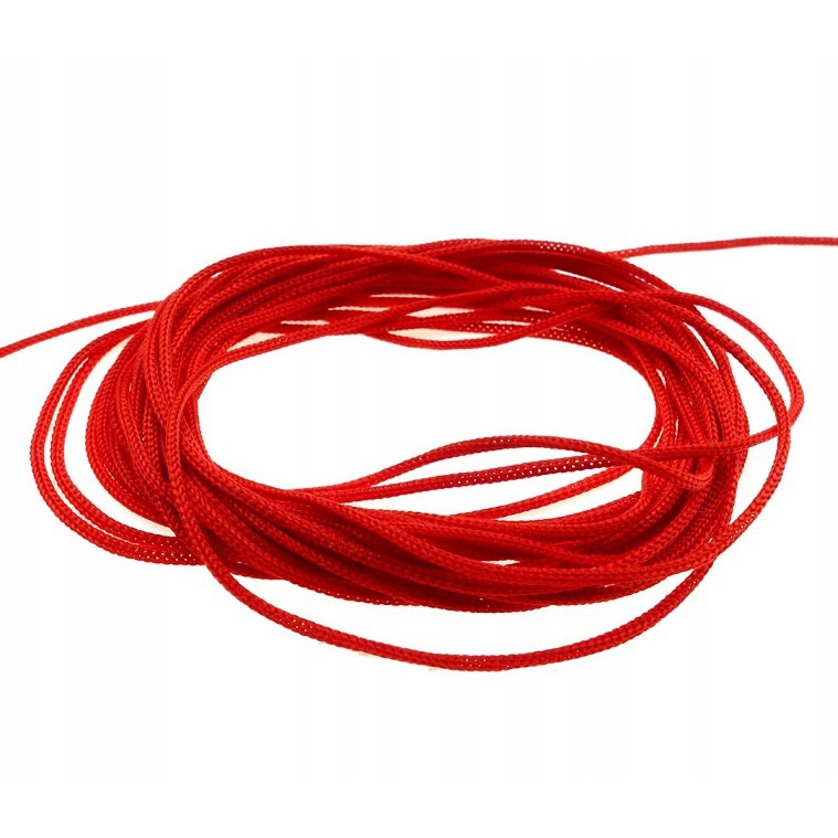 geflochtene Schnur 40m 0.8mm rot Polyester megamix.sk