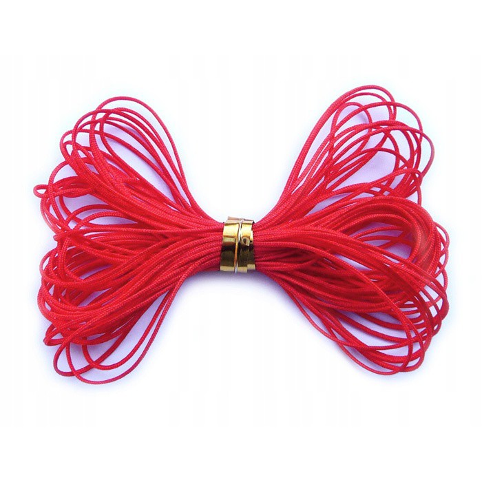 geflochtene Schnur 5m 0,4mm rotes Nylon megamix.sk