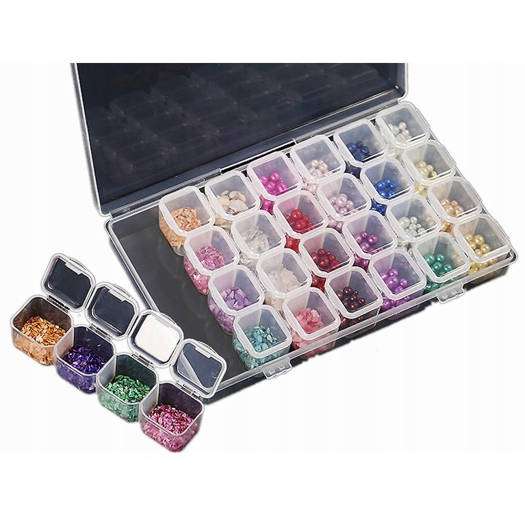 Praktischer Organizer 17x10x2,5cm rechteckiger Behälter für Kleinteile megamix.sk