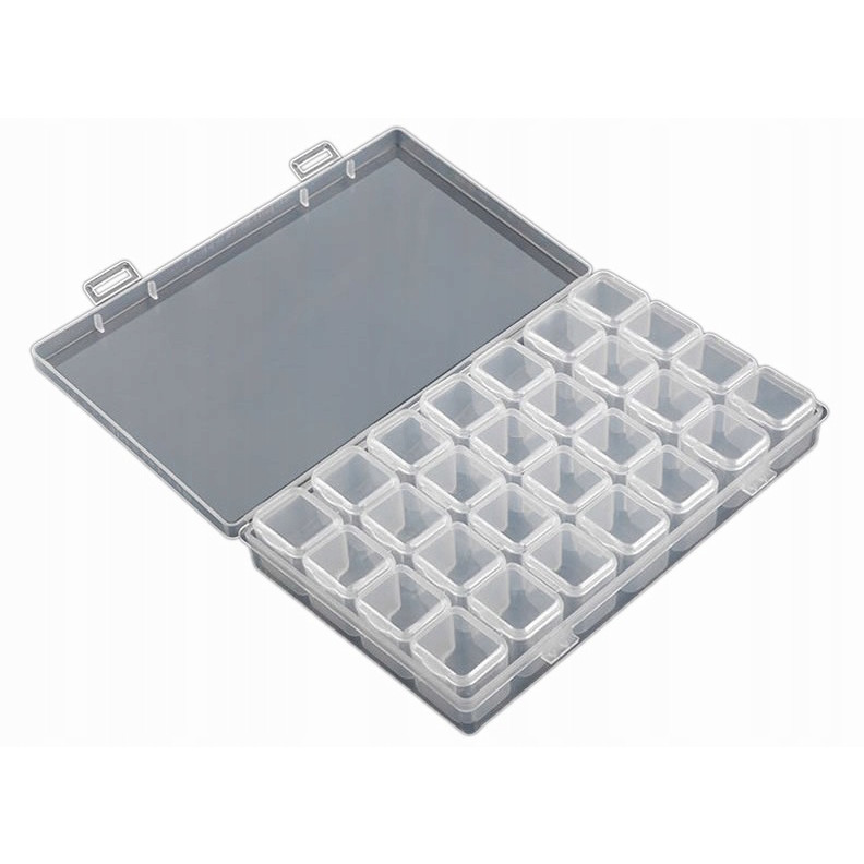 Praktischer Organizer 17x10x2,5cm rechteckiger Behälter für Kleinteile megamix.sk