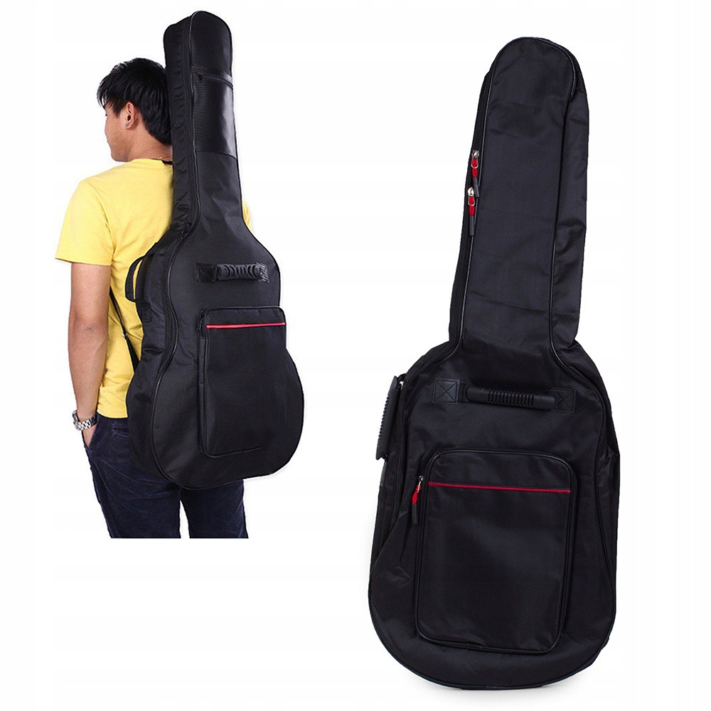 Gitarrentasche Polyester 107x42x13cm schwarz megamix.sk