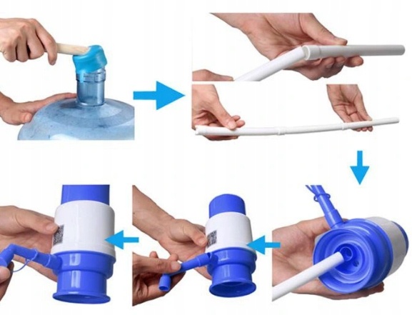 Handpumpe für Wasser universal mit Reduzierung 5l megamix.sk