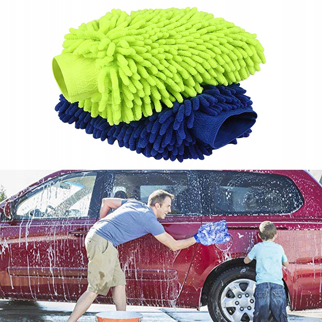 Mikrofaserhandschuh zum Abwischen des Autos Polyester megamix.sk