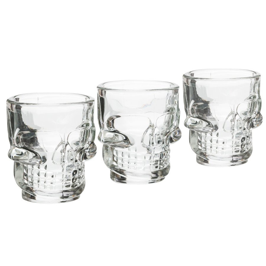 Set 3 Gläser Totenkopf 45 ml megamix.sk