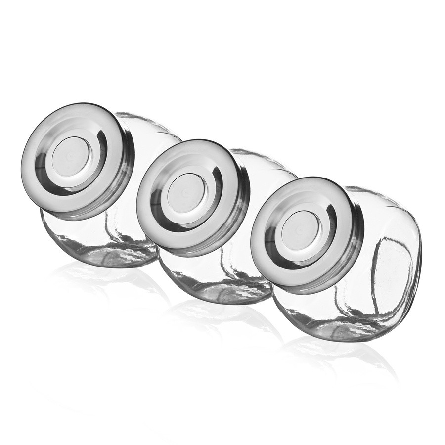 Set aus drei Gläserbehältern Tody 190 ml Dosen megamix.sk