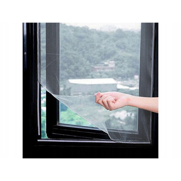 Fliegengitter für Fenster 180x150cm + Klettverschluss weiß megamix.sk
