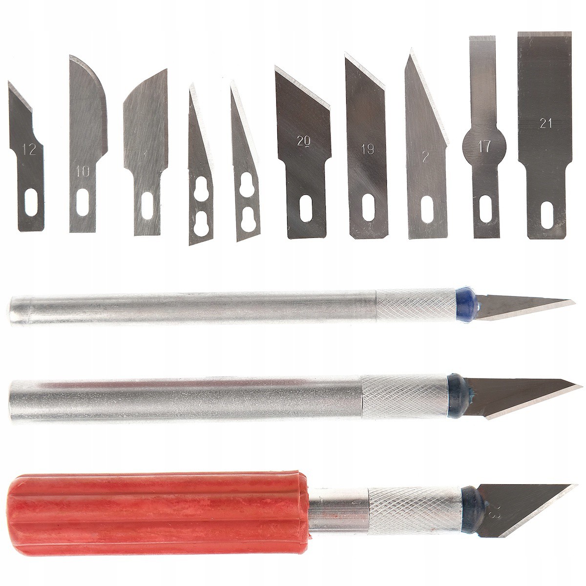 Skalpell Modelliermesser Set 13 Stück Klingen megamix.sk