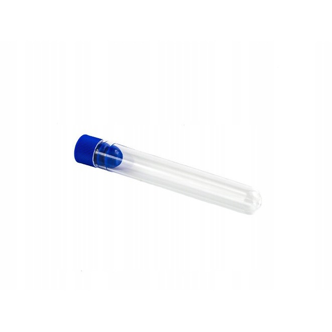 Reagenzglas PS 12x75mm mit blauem Verschluss 100 Stk megamix.sk