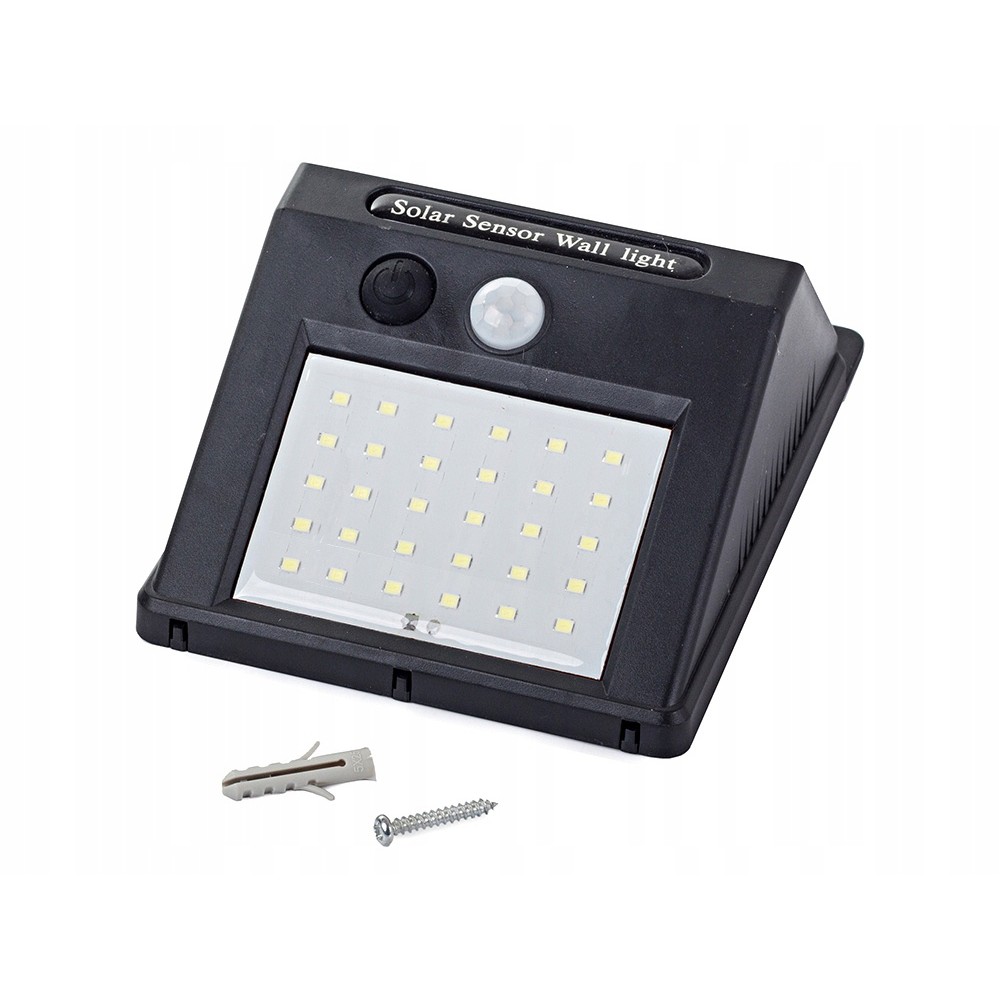 Solarlampe 30 SMD LED mit Bewegungssensor 12x9x5cm megamix.sk