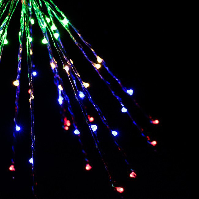 Lichterkette 100 Stück LED Stern mehrfarbig 8 Funktionen megamix.sk