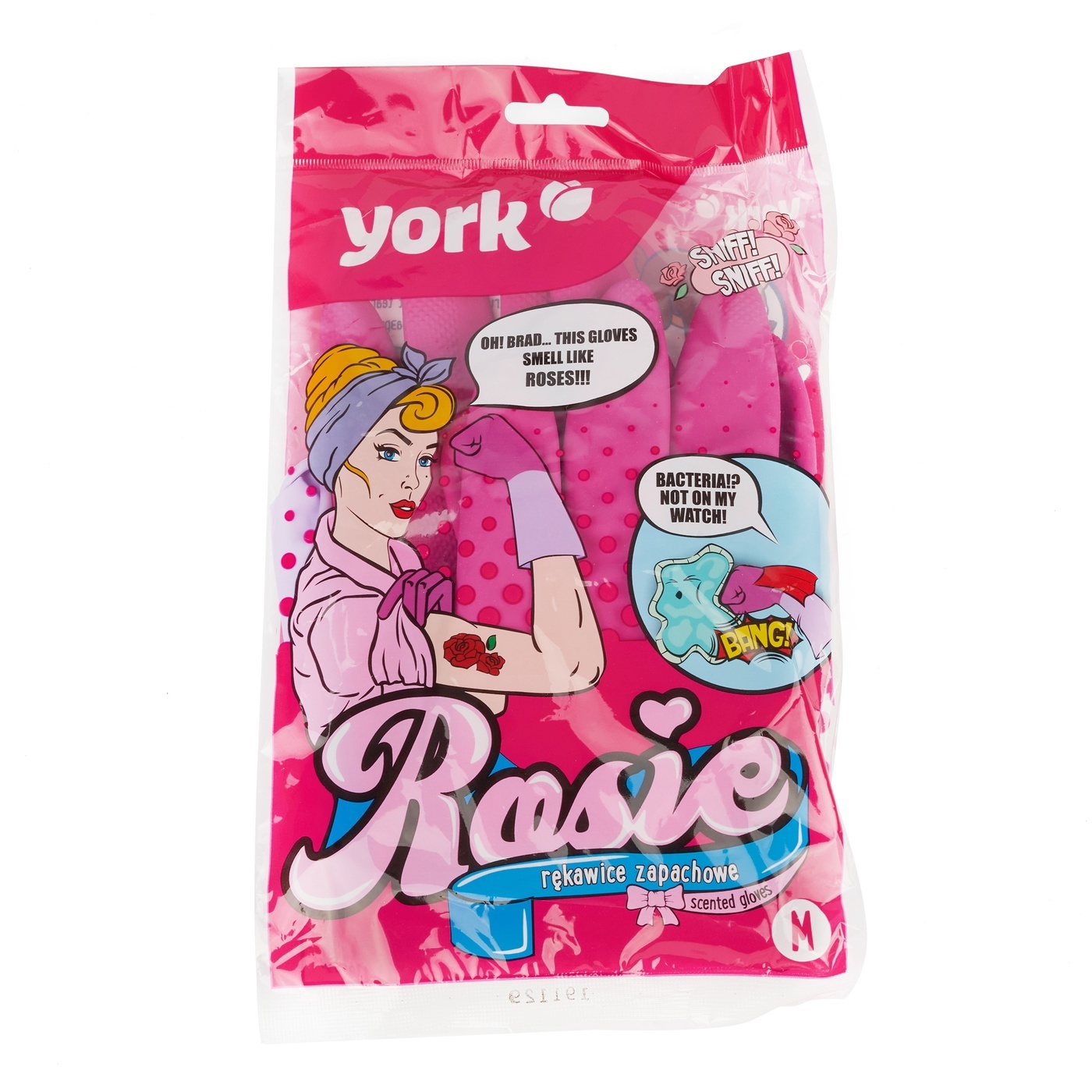 Duftende Gummihandschuhe York Rosie Größe S