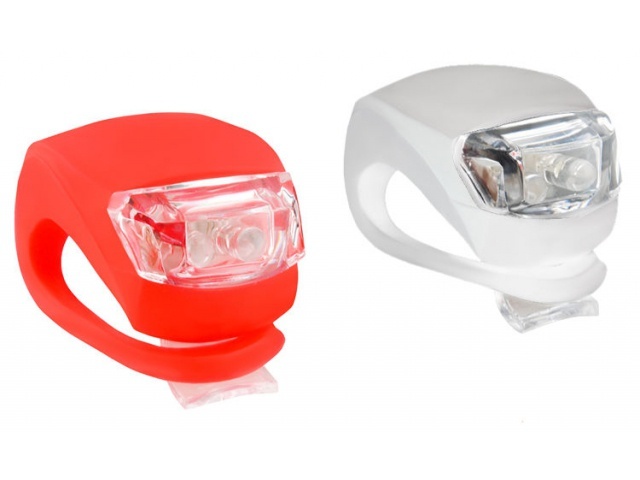LED-Fahrradlicht 2 Stück vorne hinten megamix.sk